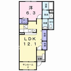 アパート鳥取市賀露北３丁目